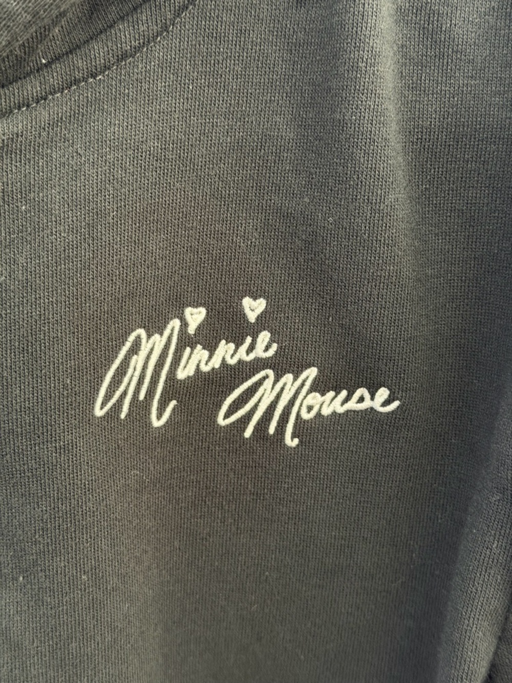Disney Parks Minnie Mouse Cosplay Zip Up Hoodie Ears Bow XL - Picture 5 of 10